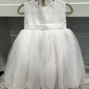 David’s Bridal toddler flower girl dress